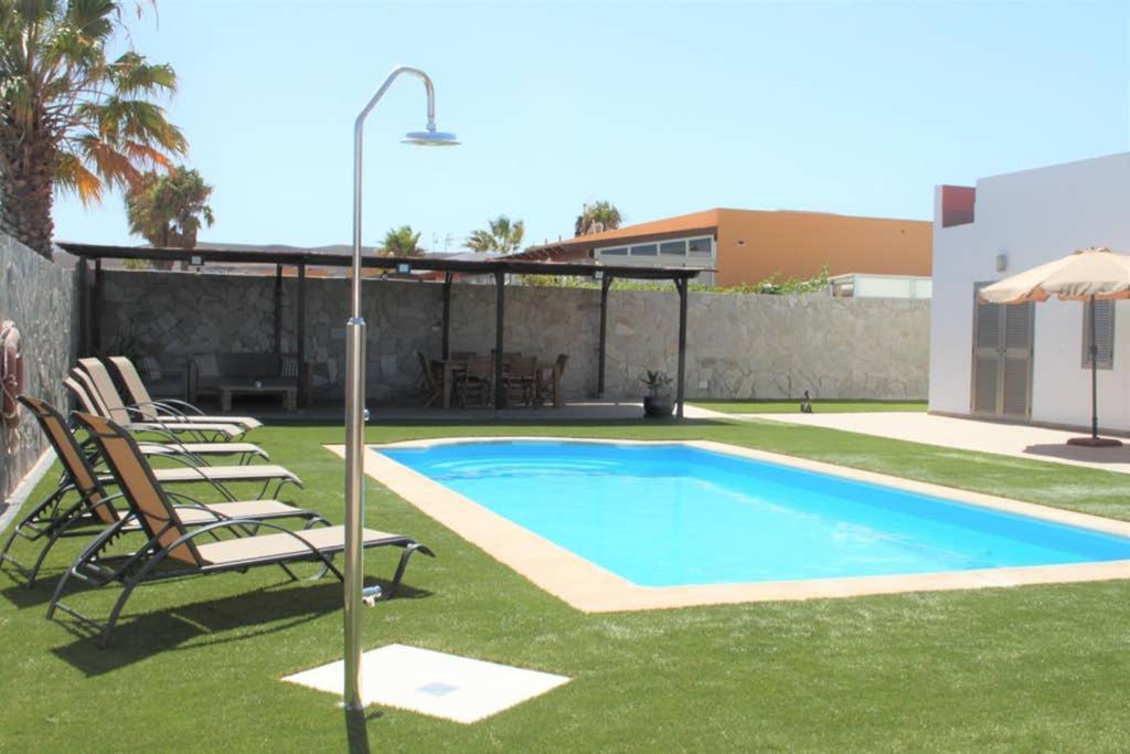 Villa & Golf & Heated Saltwater Pool & Leisure & Wifi Caleta De Fuste Exterior photo